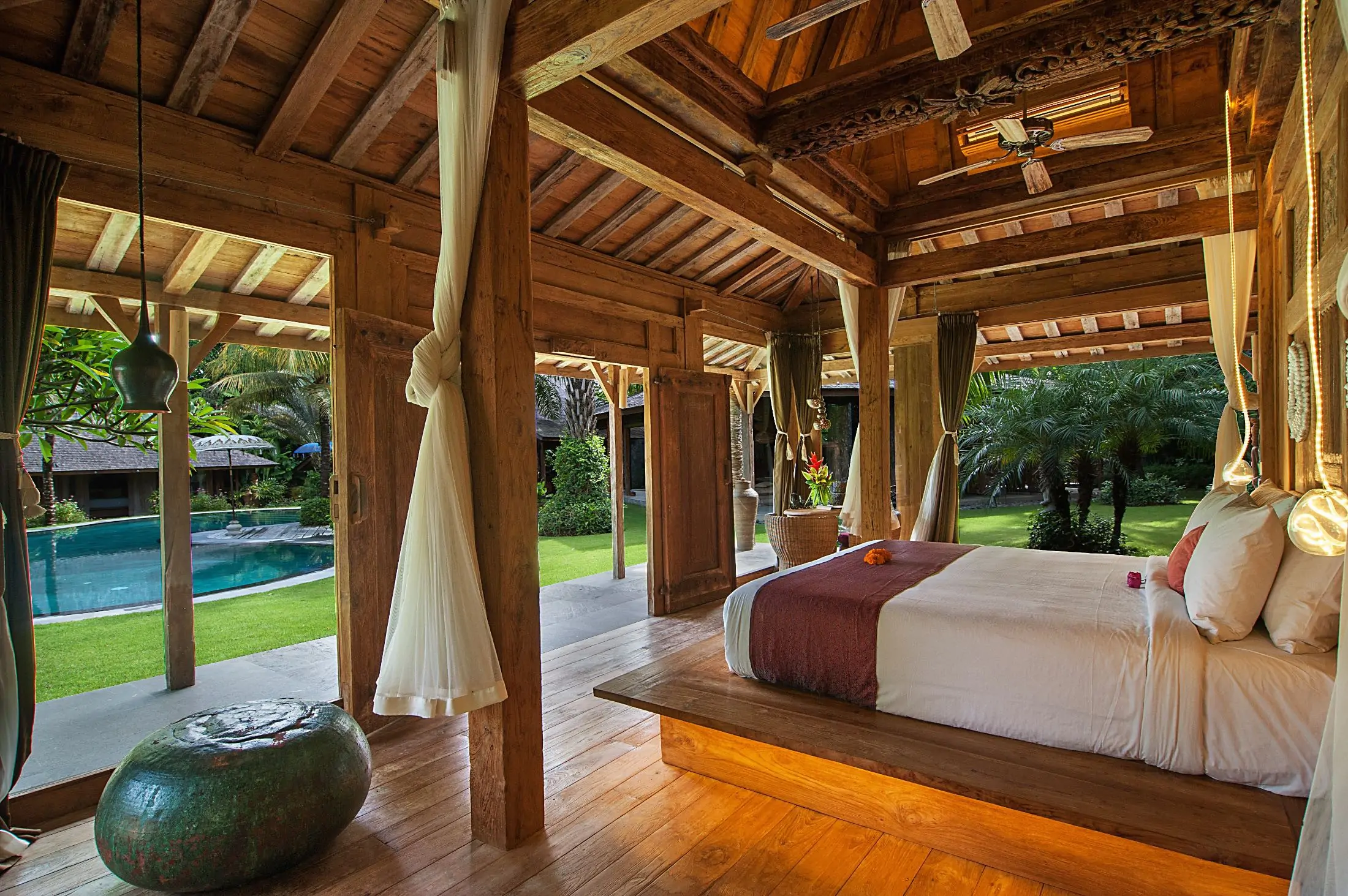 Bedroom view - Villa Kalua, Kerobokan Bali