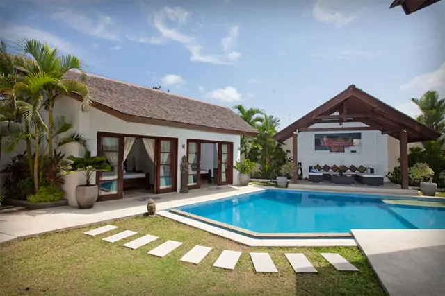 Pool area – Villa Origami, Seminyak Bali